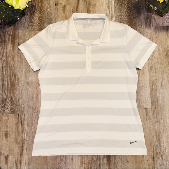 Nike dri-fit golf polo striped shirt - Picture 3 of 7